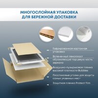 Roxen Зеркало Pure 510175-80AF 80x70 Image #7