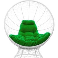 M-Group Кокос на подставке 11590104 (белый ротанг/зеленая подушка) Image #12