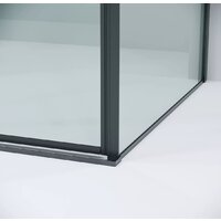 Grossman Galaxy 140x70x195 120.K33.01.1470.42.00 (графит сатин/прозрачное стекло) Image #4