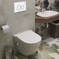 Roxen Antares Bidet в комплекте с инсталляцией StounFix Dual Fresh 6 в 1 902672 (кнопка: белый глянец) Image #10