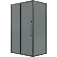 Grossman Cosmo 100х100х195 120.K33.02.1010.21.10 (черный матовый/стекло тонированное) Image #1