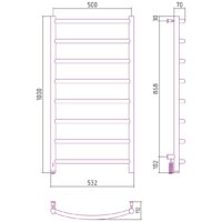 Сунержа Галант 4.0 1000х500 МЭМ левый 00-0830-1050 Image #4