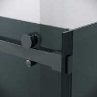 Grossman Classic 120x80x195 120.K33.04.1280.21.10 (черный матовый/тонированное стекло) Image #6