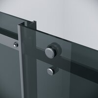 Grossman Classic 120x80x195 120.K33.04.1280.21.10 (черный матовый/тонированное стекло) Image #7