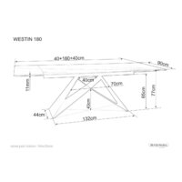 Signal Westin III ceramic WESTINIIIBC180 (белый мрамор/черный) Image #7