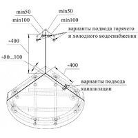 Radomir Стронг 90 1-05-6-0-0-1801 (матовое стекло) Image #3