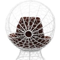 M-Group Кокос на подставке 11590105 (белый ротанг/коричневая подушка) Image #7