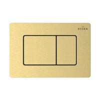 Roxen для приставного унитаза Attach с кнопкой смыва 968403 (брашированное золото) Image #4