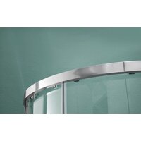 Aquatek 100x100 AQ ARI RO 10020CH (хром/прозрачное стекло) Image #5