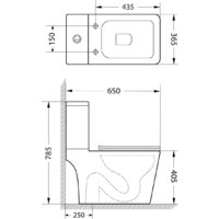 Lauter W09 S-TRAP с полипропиленовым сиденьем и микролифтом 21900003 (вертикальный выпуск) Image #13