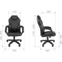 CHAIRMAN 299 (экопремиум, черный/серый) Image #5