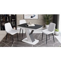 Трия Гарда тип 1 (белый/стекло матовое черный графит) Image #3