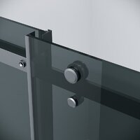 Grossman Classic 120x90x195 120.K33.04.1290.21.10 (черный матовый/тонированное стекло) Image #7