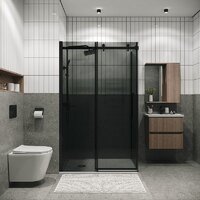 Grossman Classic 120x90x195 120.K33.04.1290.21.10 (черный матовый/тонированное стекло) Image #2