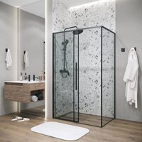 Grossman Galaxy 140x90x195 120.K33.01.1490.21.00 (черный матовый/стекло прозрачное) Image #7