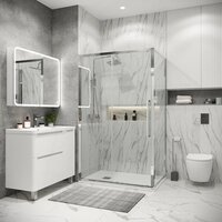 Grossman Cosmo 100х100х195 120.K33.02.1010.10.00 (хром/прозрачное стекло) Image #6