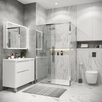 Grossman Cosmo 100х100х195 120.K33.02.1010.10.00 (хром/прозрачное стекло) Image #8