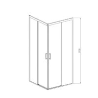 Vincea Soft VSS-3SO900CL (хром/прозрачное) Image #6