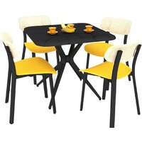 Sheffilton SHT-DS130 (черный/бежевый/желтый)