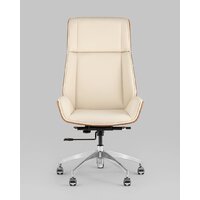 TopChairs Crown SN A312-A 8383-1 Walnut Back (бежевый) Image #2