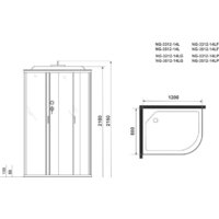 Niagara NG-3312-14LG 120x80x215 Image #4