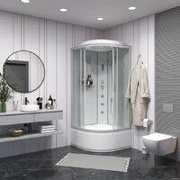 Niagara NG-2308-14F 90x90x215 (матовое стекло) Image #1