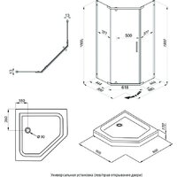 Triton Дека Голд 90х90 (с поддоном) Image #11