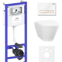 Lavinia Boho Relfix Elegant Rimless 6 в 1 87561081 (белый/золотой пластик) Image #1