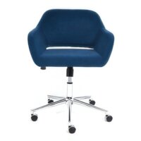 TetChair Modena хром (флок, синий 32) Image #2