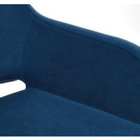 TetChair Modena хром (флок, синий 32) Image #7