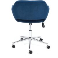 TetChair Modena хром (флок, синий 32) Image #3