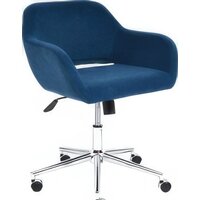 TetChair Modena хром (флок, синий 32)