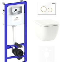 Lavinia Boho Relfix One Rimless 6 в 1 75110115 (белый/золотистый пластик) Image #1