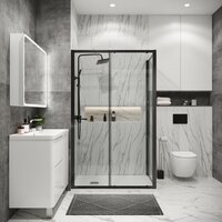 Grossman Cosmo 140x80x195 120.K33.02.1480.42.00 (графит сатин/стекло прозрачное) Image #7