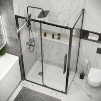 Grossman Cosmo 140x80x195 120.K33.02.1480.42.00 (графит сатин/стекло прозрачное) Image #9