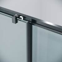 Grossman Cosmo 140x80x195 120.K33.02.1480.42.00 (графит сатин/стекло прозрачное) Image #3