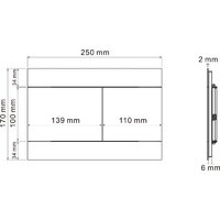 Roxen Antares Tornado Long в комплекте с инсталляцией StounFix Dual Fresh 6 в 1 868465 (кнопка: брашированное золото матовая) Image #10