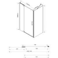 Vincea Extra VSR-1E101180CL (хром/прозрачное) Image #5