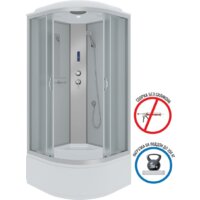 Niagara NG-2308-14P 90x90x215 (матовое стекло) Image #3