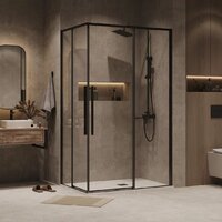 Grossman Galaxy 110x90x195 300.K33.01.1190.42.00 (графит сатин/прозрачное стекло) Image #7