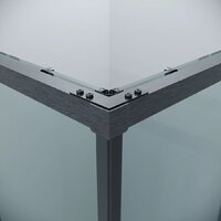 Grossman Galaxy 110x90x195 300.K33.01.1190.42.00 (графит сатин/прозрачное стекло) Image #4