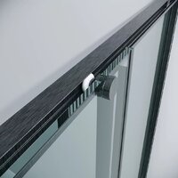 Grossman Galaxy 110x90x195 300.K33.01.1190.42.00 (графит сатин/прозрачное стекло) Image #5