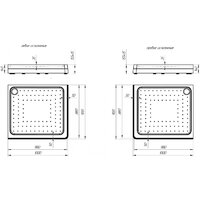 Radomir 90x100 L 1-03-6-1-0-1211 (матовое стекло) Image #5