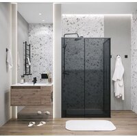 Grossman Galaxy 140x80x195 120.K33.01.1480.21.10 (черный матовый/тонированное стекло) Image #7