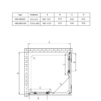 Vincea Soft VSS-3SO100CL (хром/прозрачное) Image #7