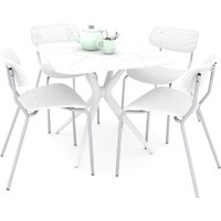 Sheffilton SHT-DS129 (белый/хром лак)