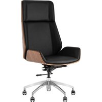 TopChairs Crown SN A312 8383-29 Walnut Back (черный)