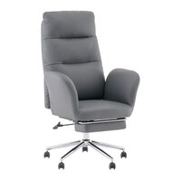 TopChairs Solid с оттоманкой DD-004-OT серый