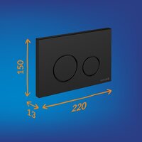 Cersanit Aqua Prime М 50 68179 с кнопкой Twins 63525 (кнопка черный матовый) Image #9