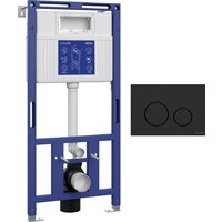 Cersanit Aqua Prime М 50 68179 с кнопкой Twins 63525 (кнопка черный матовый)